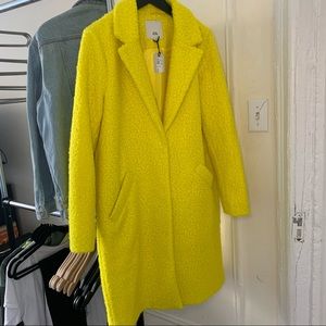 💛 Neon Yellow Teddy Coat 💛